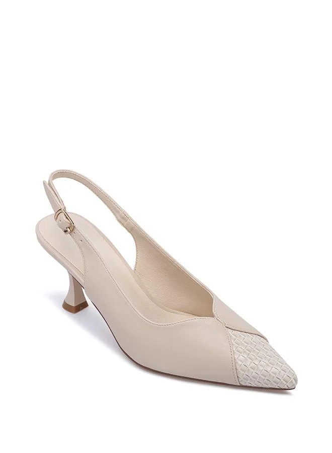 FYOR Stylish Leather-Look Woven High Heel CD 001